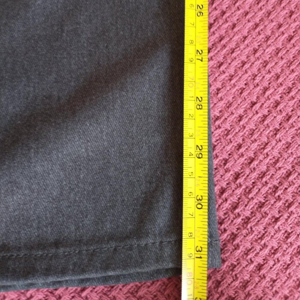 Jones New York Sport Woman Bootcut Stretch Control Sueded Jeans Pants Gray NWT - Picture 11 of 16